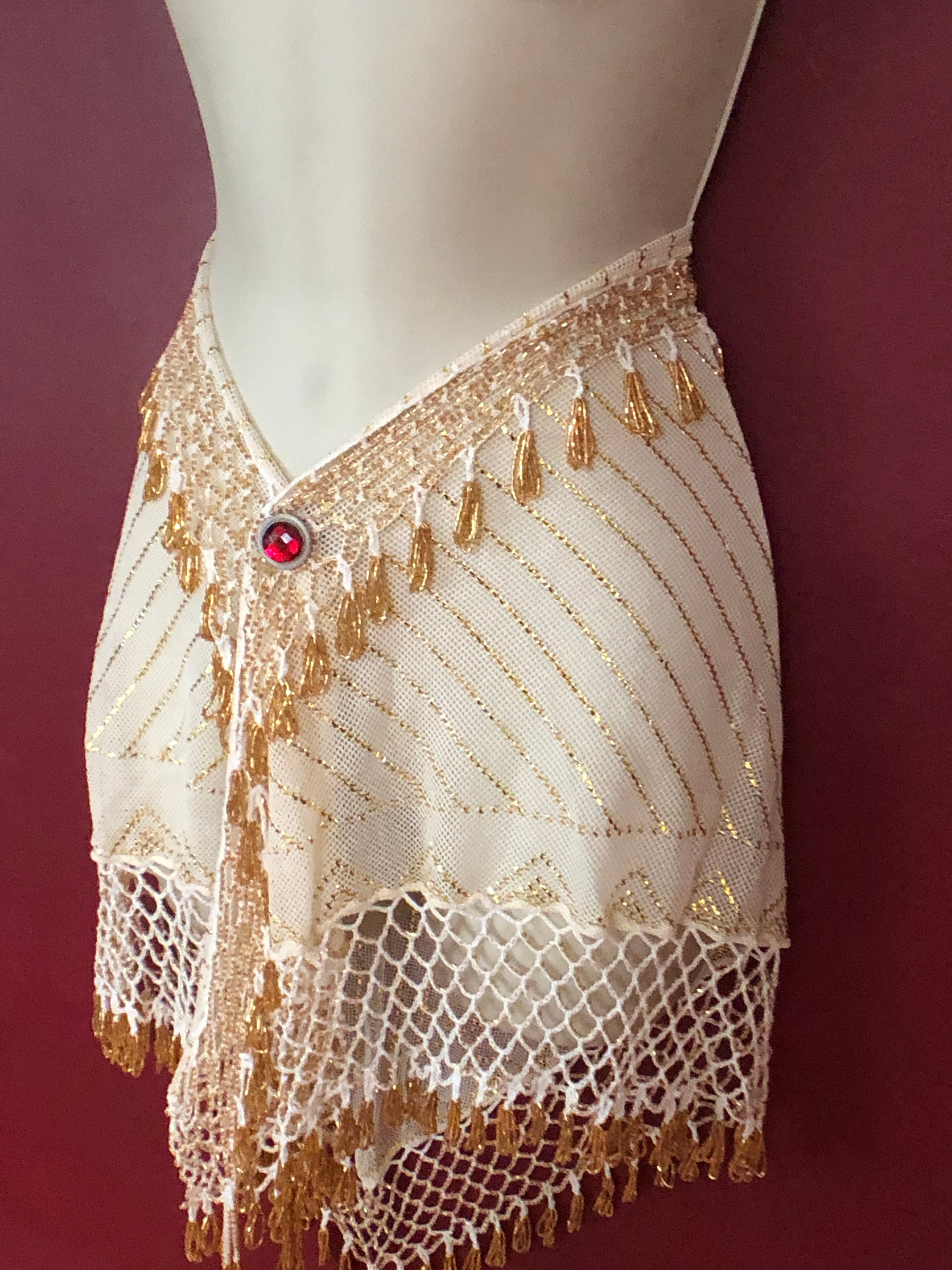 Assuit Triangle Beaded Sash main image 1