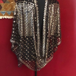 Awesome Vintage Egyptian Assuit SILVER 1929  Bellydance Assuit/Egyptian revival/Art Deco/Vintage wedding/Gatsby/Flapper