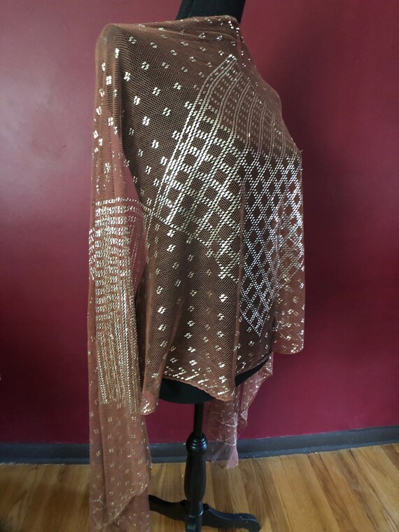 HOLD (N) Chestnut Brown Vintage Egyptian Assuit S… - image 2