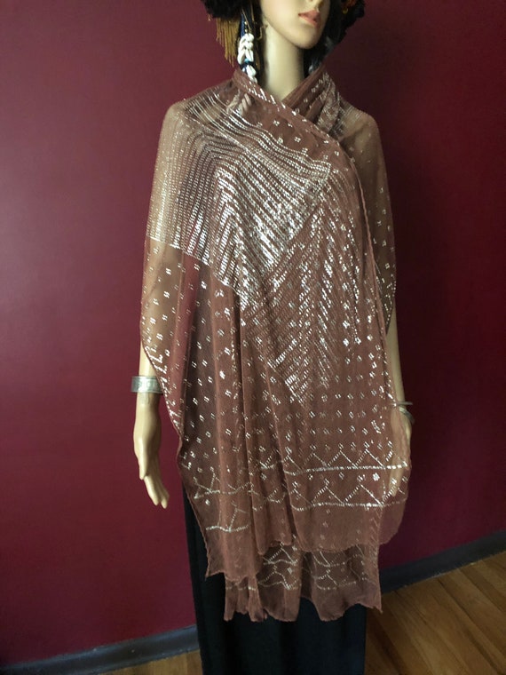 HOLD (N) Chestnut Brown Vintage Egyptian Assuit S… - image 6