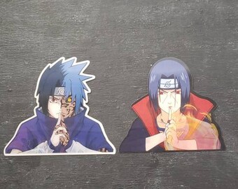 20PCS Naruto Stickers Sasuke Itachi Madara Sakura Rock Cool Decal Anime Gift 