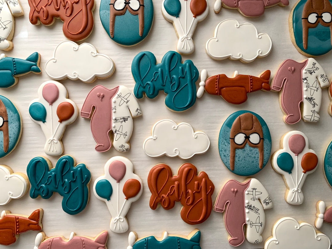 Custom Baby Shower Cookies Etsy