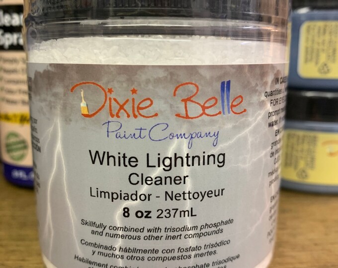 White Lightning Cleaner. Dixie Belle Paint Company. LOW UK Etsy