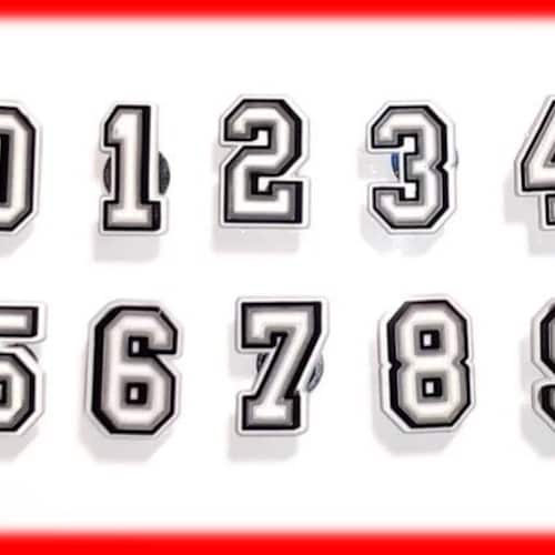 Numbers and Letters Shoe Charms for Clogs or Crafts Etsy