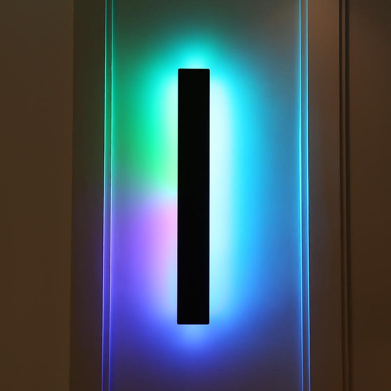 Minimalist LED Modern Wall Lamp RGB with Remote image 6