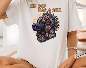 Schwarz Labrador Mama Shirt: Hundeliebhaber T-Shirt