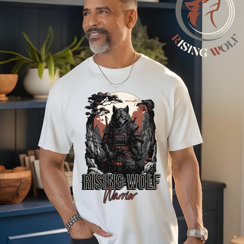 Wolf Samurai Shirt - Etsy