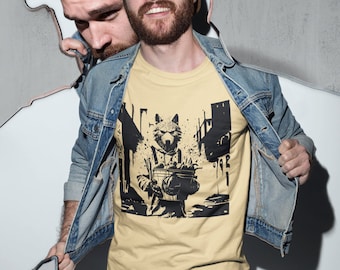 Werewolf Halloween Shirt, Moon Creature Tee, Dark Animal T-Shirt