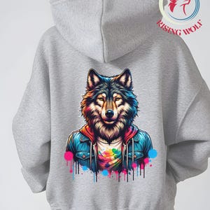 Wolf Hoodie: Wild Spirit Animal Graphic Sweatshirt