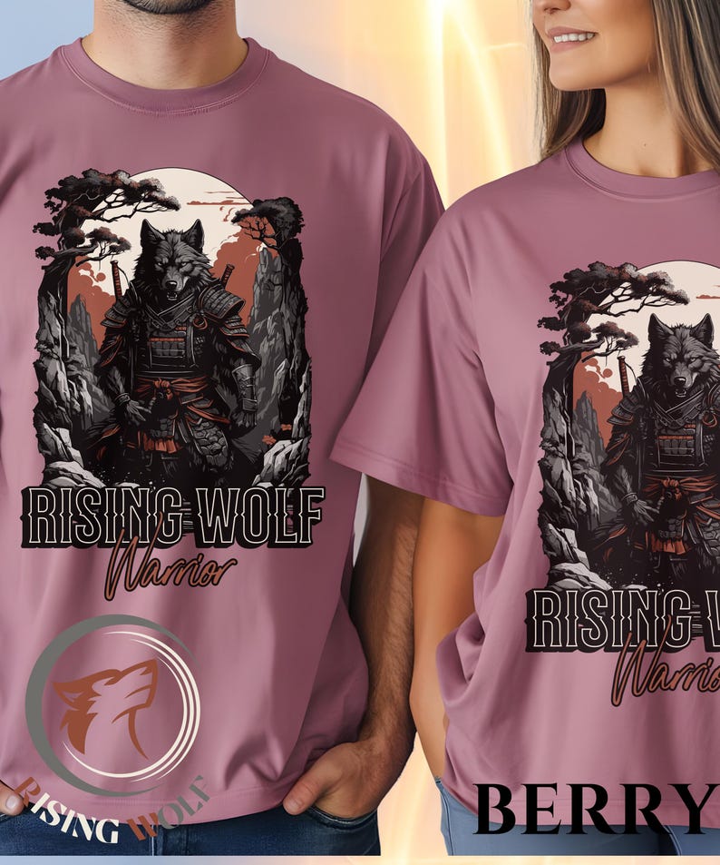 Wolf Shirt, Wolf Warrior shirt, Comfort shirt Wolf Warrior, Samurai Warrior shirt, Lone Wolf Warrior, Wolf T-Shirt