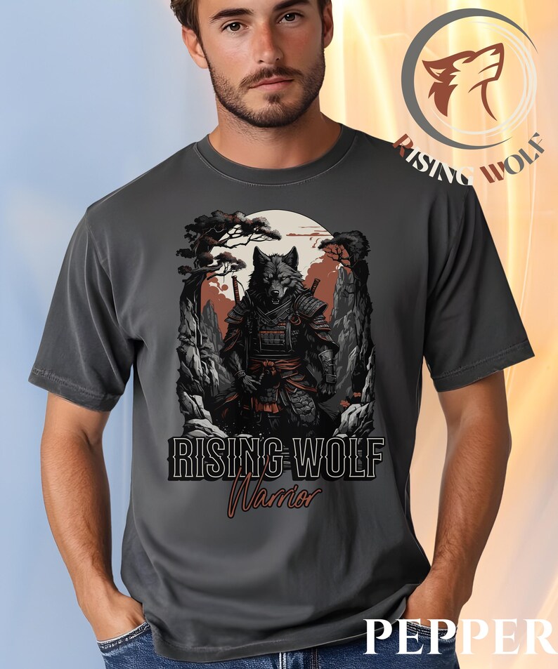 Wolf Shirt, Wolf Warrior shirt, Comfort shirt Wolf Warrior, Samurai Warrior shirt, Lone Wolf Warrior, Wolf T-Shirt