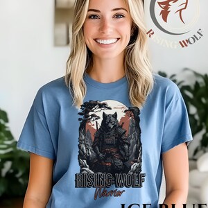Wolf Shirt, Wolf Warrior shirt, Comfort shirt Wolf Warrior, Samurai Warrior shirt, Lone Wolf Warrior, Wolf T-Shirt