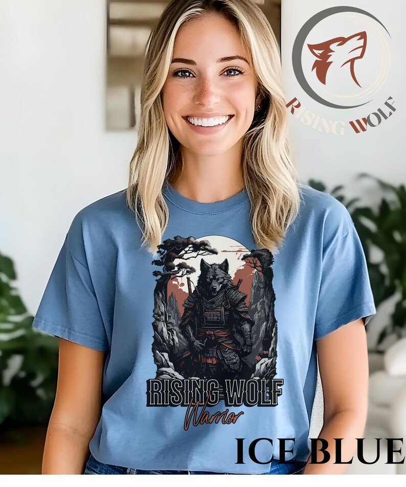 Wolf Shirt, Wolf Warrior shirt, Comfort shirt Wolf Warrior, Samurai Warrior shirt, Lone Wolf Warrior, Wolf T-Shirt