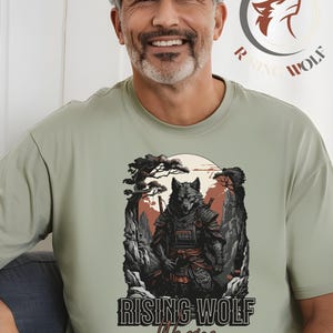 Wolf Shirt, Wolf Warrior shirt, Comfort shirt Wolf Warrior, Samurai Warrior shirt, Lone Wolf Warrior, Wolf T-Shirt