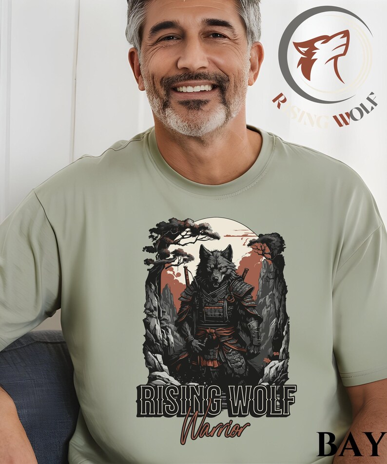 Wolf Shirt, Wolf Warrior shirt, Comfort shirt Wolf Warrior, Samurai Warrior shirt, Lone Wolf Warrior, Wolf T-Shirt