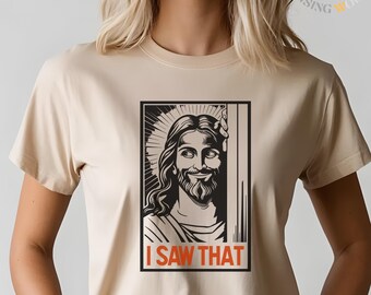 Funny Jesus Graphic T-Shirt: Christian Apparel Gift