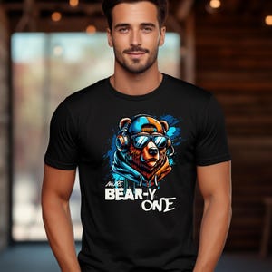 Aware Bear-y One T-Shirt: Streetwear Spirit Animal Tee