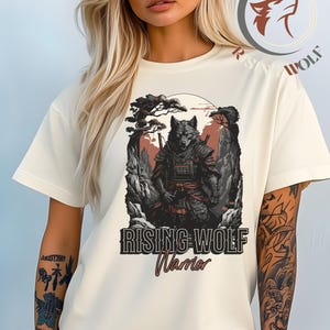 Wolf Shirt, Wolf Warrior shirt, Comfort shirt Wolf Warrior, Samurai Warrior shirt, Lone Wolf Warrior, Wolf T-Shirt