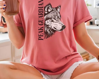 Vintage Wolf Graphic T-Shirt: Wilderness Animal Art Tee
