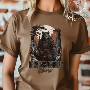 Wolf Shirt, Wolf Warrior shirt, Comfort shirt Wolf Warrior, Samurai Warrior shirt, Lone Wolf Warrior, Wolf T-Shirt