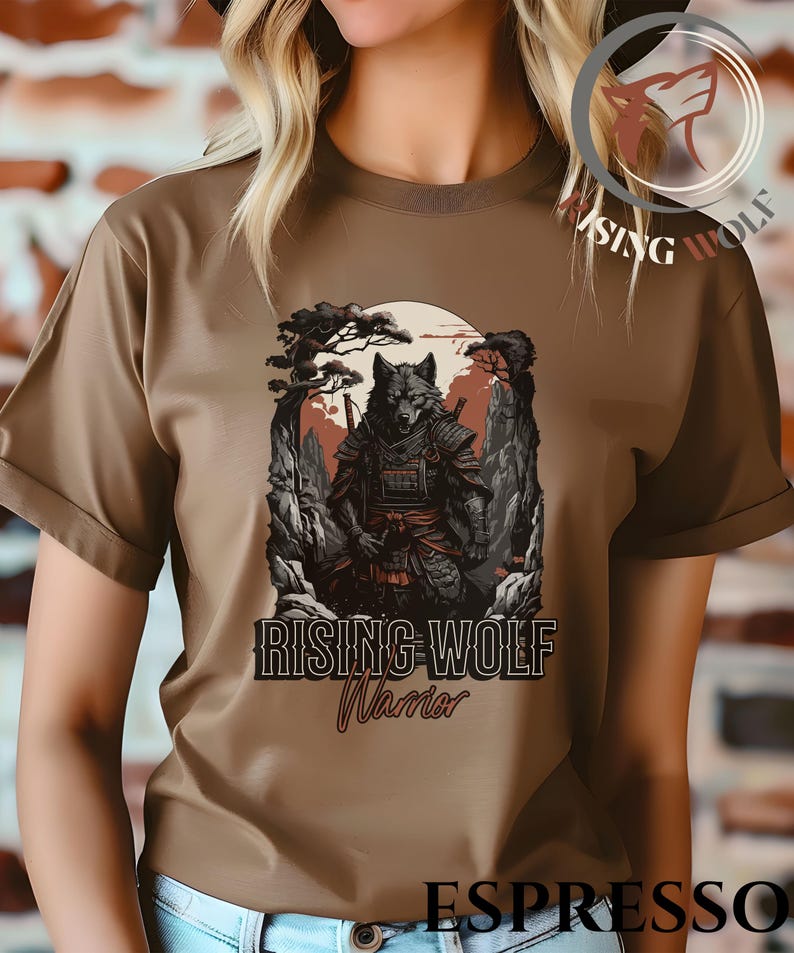 Wolf Shirt, Wolf Warrior shirt, Comfort shirt Wolf Warrior, Samurai Warrior shirt, Lone Wolf Warrior, Wolf T-Shirt