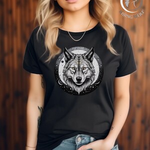 Howling Wolf Graphic T-Shirt: Ring-Spun Cotton, Relaxed Fit