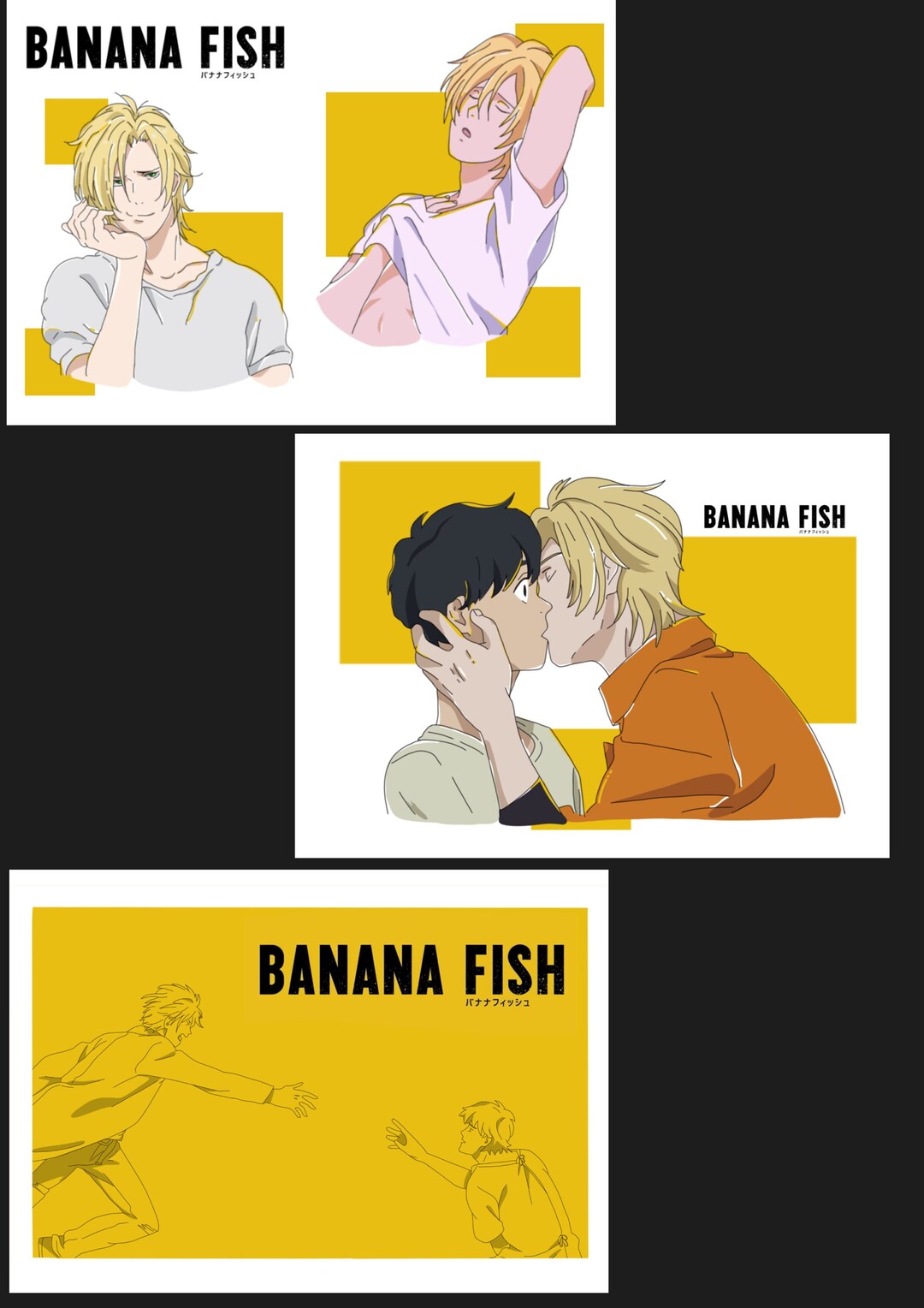 BANANA FISH スマートアートプリント BANANA FISH』アッシュ・リンクス誕生日記念のスマートアート