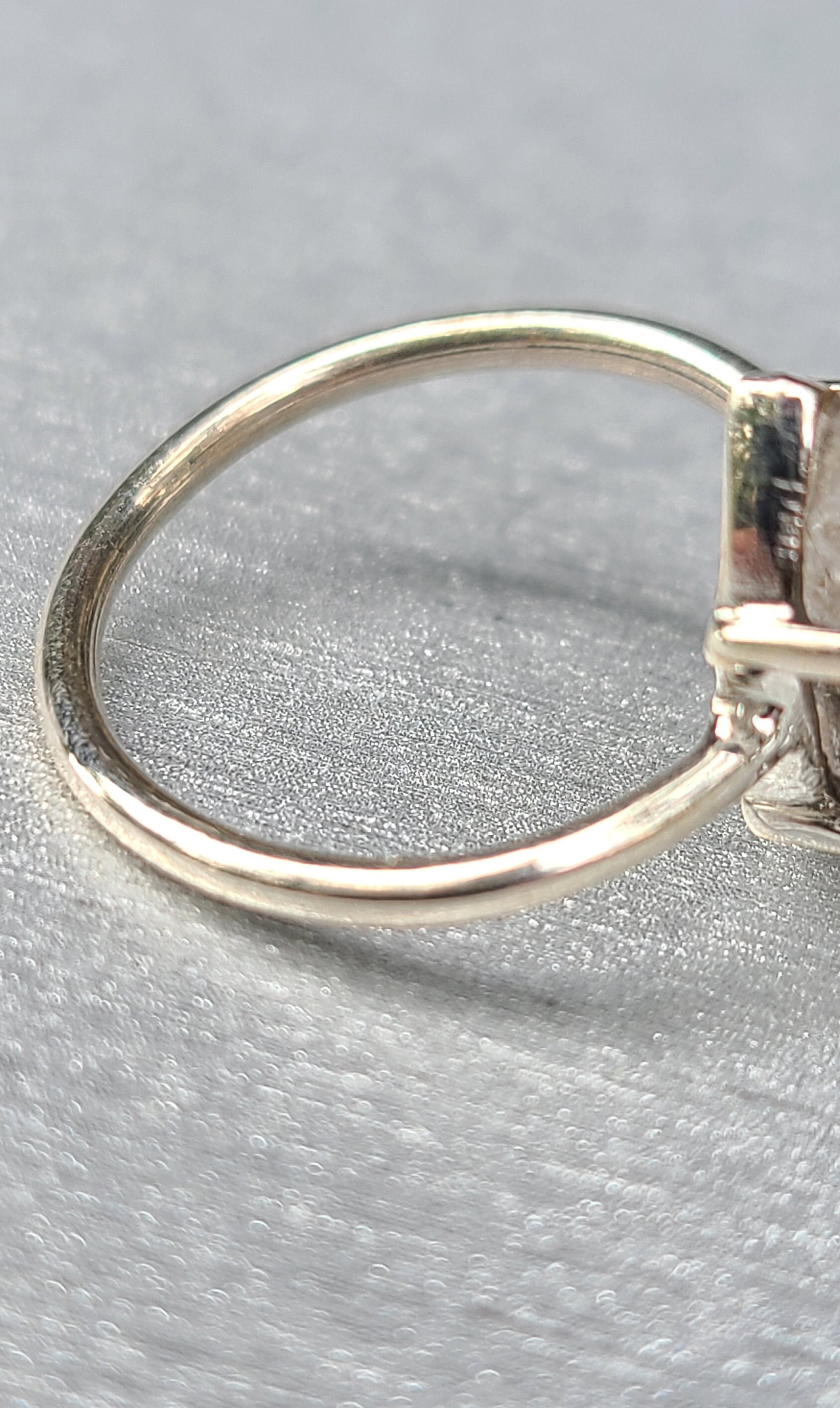 Herkimer Diamond Ring-april Birthstone -diamond Jewely-herkimer Diamond ...