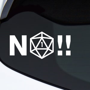 Critical Fail D20 | Vinyl Decal