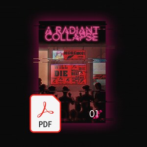 Digitales Exemplar: Ein strahlender Kollaps Cyberpunk Comic | Ausgabe 01