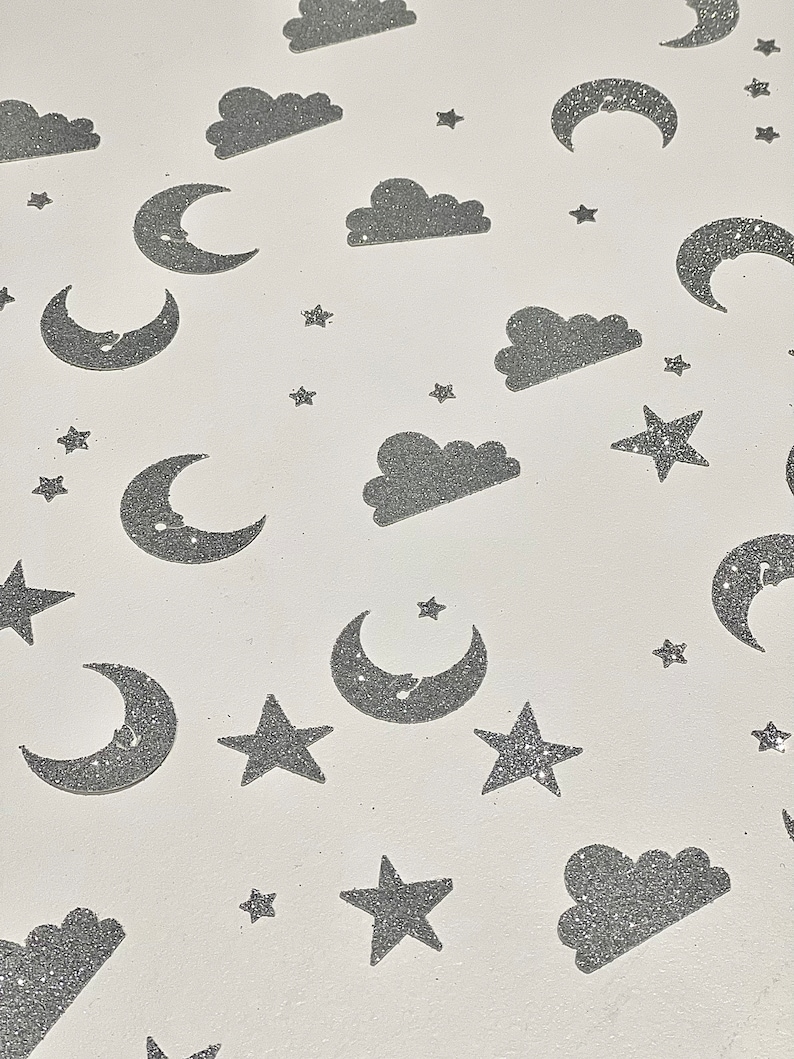 Twinkle Twinkle Little Star Themed Baby Shower Confetti Decorations Table Scatter Grazing Table Decor