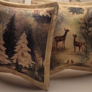 Merry Meadow mini pillow set duo