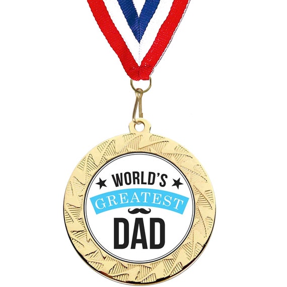 Medal Award Worlds Greatest Dad Medal Award Worlds Greatest Dad