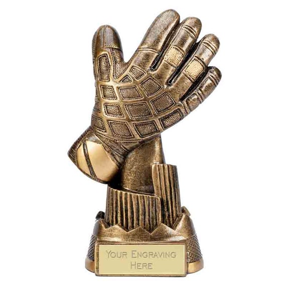 Or 3D Gardien de but Joueur de Football Trophée Récompense 17cm GRAVURE ET  LIVRAISON GRATUITES -  France