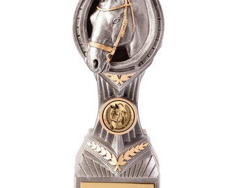 Falcon Horse Equestrian Riding Award Trophy, 5 Sizes |  FREE ENGRAVING & DELIVERY