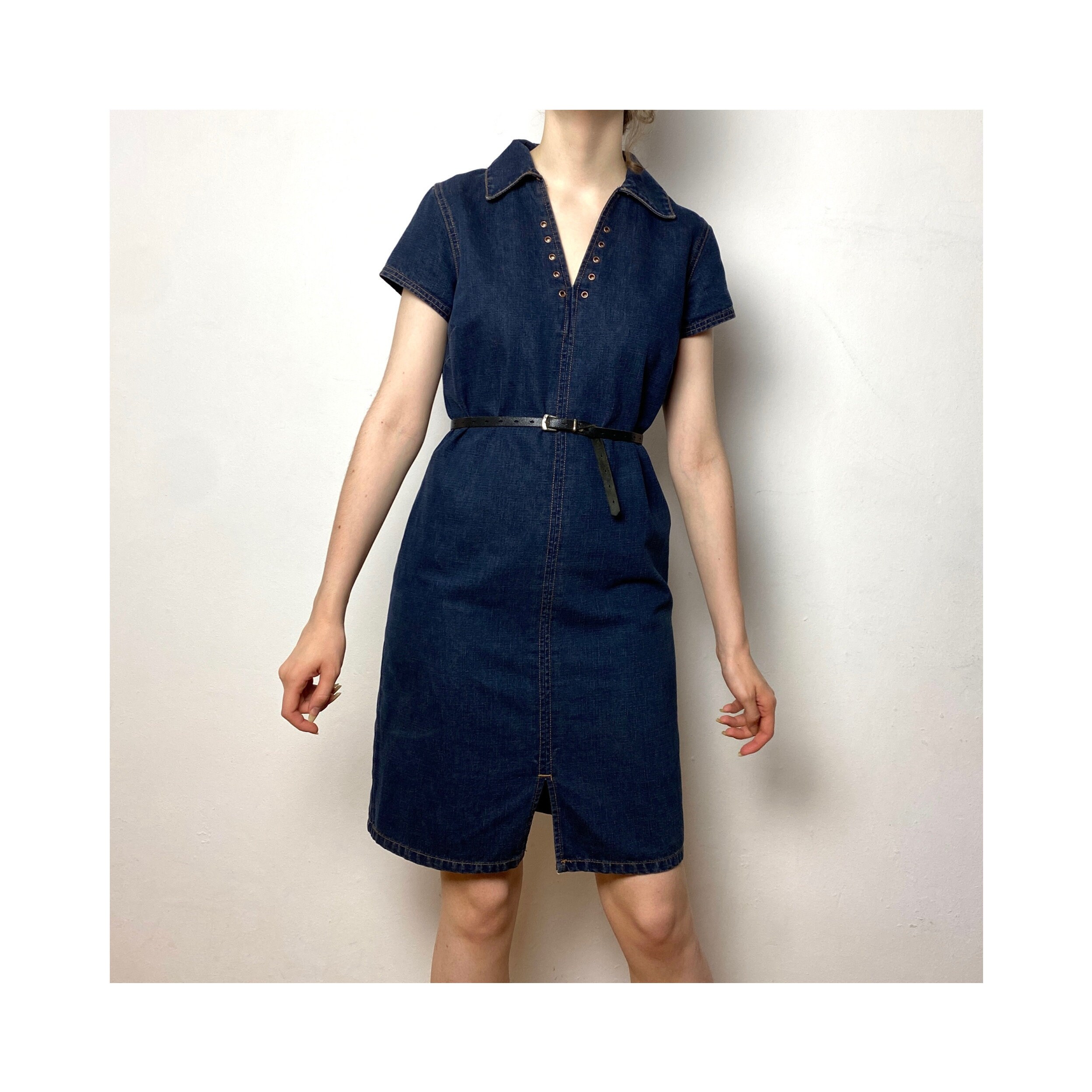 True vintage 70s denim dress