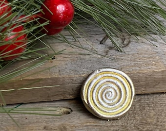Spilla a spirale sacra/Totem personale/Talismano