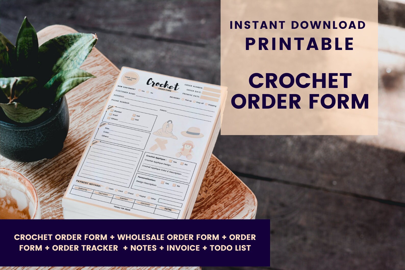 Crochet Order Form Template Custom Shirt Order Form Wholesale Order