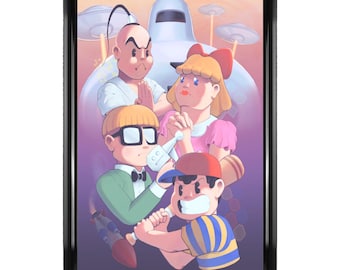 EarthBound/MOTHER 2 - Impresión de póster - RPG retro para Super Nintendo