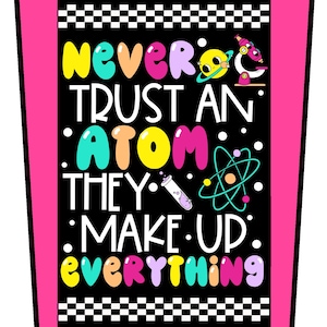 GROOVY SCIENCE ATOM Back to School Bulletin Board Kit- Door Decoration-Bulletin Board Ideas-Retro Classroom Decor-Teacher Science Gift
