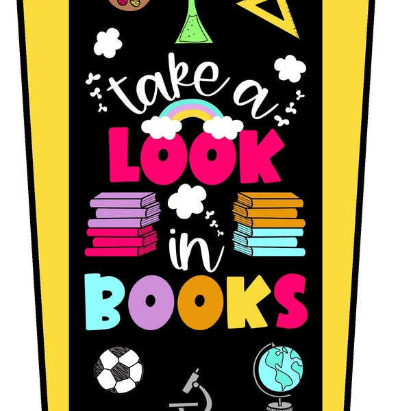 BOOKS READING MOTIVATION Kit-Classroom Bulletin Board-Read Across America School Decor-Library Decoration-Class Decor-Bulletin Board Letters