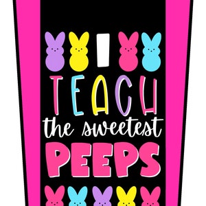 PEEPS PASEN LENTE Deur Decor - Klas Bulletin Board - April Deur Set - Spring Peeps Deur Decoratie - Leraar Decor - Bulletin Board Letters