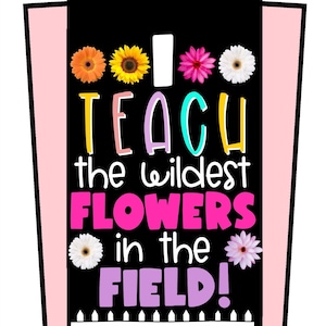 SPRING FLOWERS Door Decor- Classroom Bulletin Board- April Door Set- Spring Flowers Door Decoration-Teacher Decor- Bulletin Board Letters
