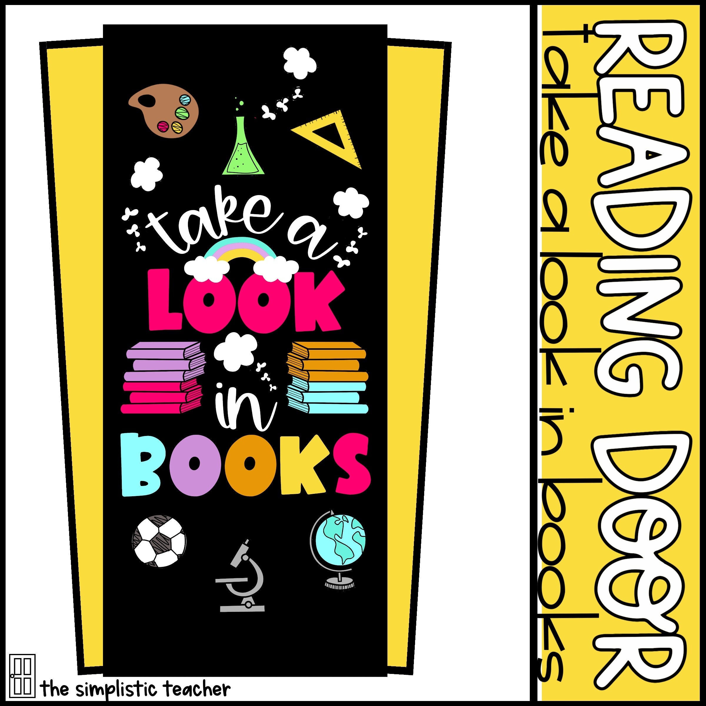 BOOKS READING MOTIVATION Kit-classroom Bulletin Board-read - Etsy