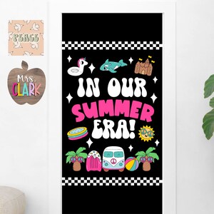 Groovy Boho End of Year Summer Era Swiftie Bulletin Board Kit- Door Decoration-Bulletin Board Ideas-Retro Classroom Decor-Teacher Decor Kit