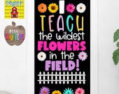 Nezyo Frühlings-Pinnwand-Dekoration – Bunte Blumen & Motive, 'Aprilduschen Bringen Mai-Blumen', Für Klassenzimmer & Zuhause