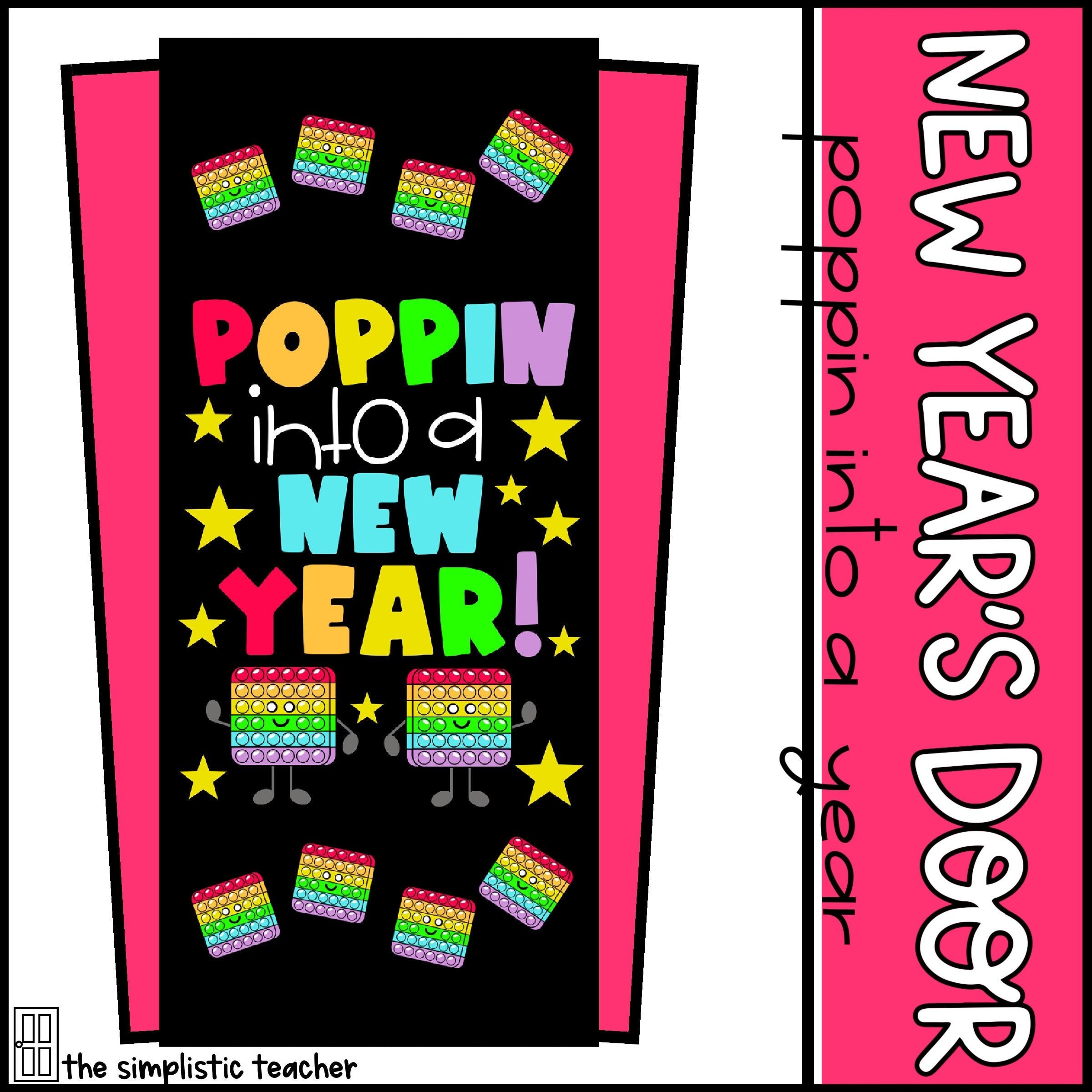 Creative New Year Classroom Door Decorations to Inspire Students Decor