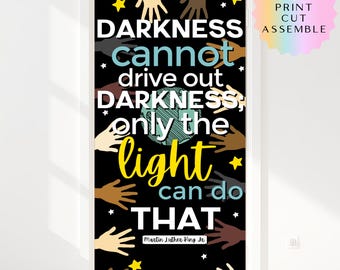 MLK Diversity Bulletin Board Kit | Martin Luther King Jr Classroom Door Decor | Kindness Bulletin Board | DIY Printable Classroom Decor