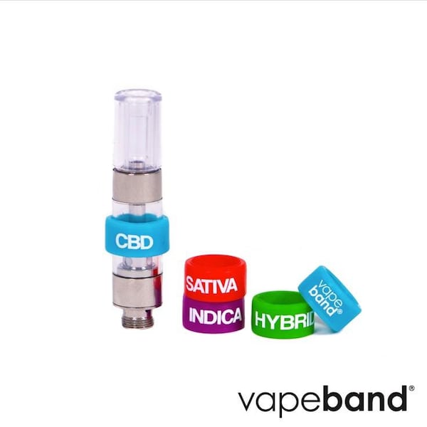 Custom Vape Bands to protect your Vape Cart from breaking.  Label your Vape for Easy Identification. Have fun with Custom Vape Bands. 4 Pack