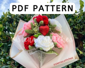 Crochet Rose Pattern | Crochet Roses | Rose Pattern | Crochet Flower Pattern